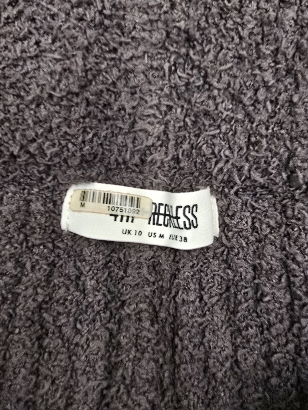 4th & Reckless LIRIA KNIT TROUSER In Grey Brown  High Waisted  Size M - Picture 7 of 7